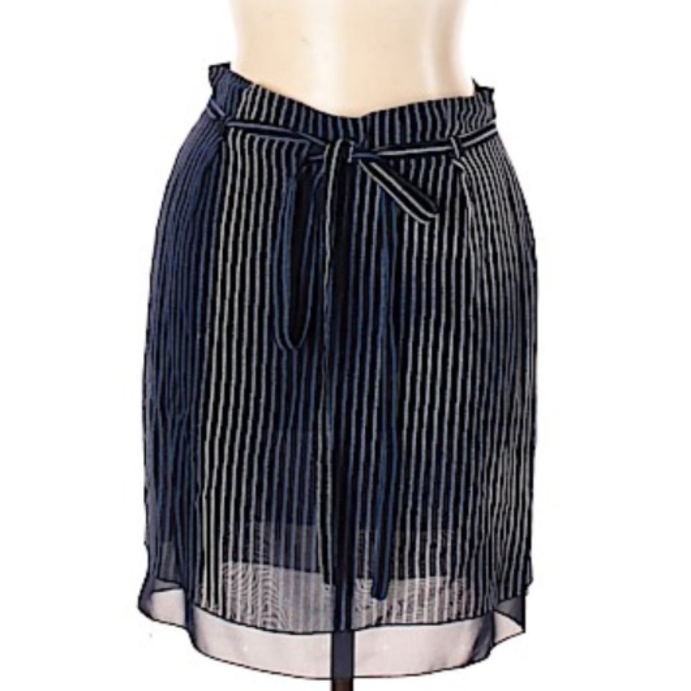 Sahza' Autentico Striped Wrap Skirt